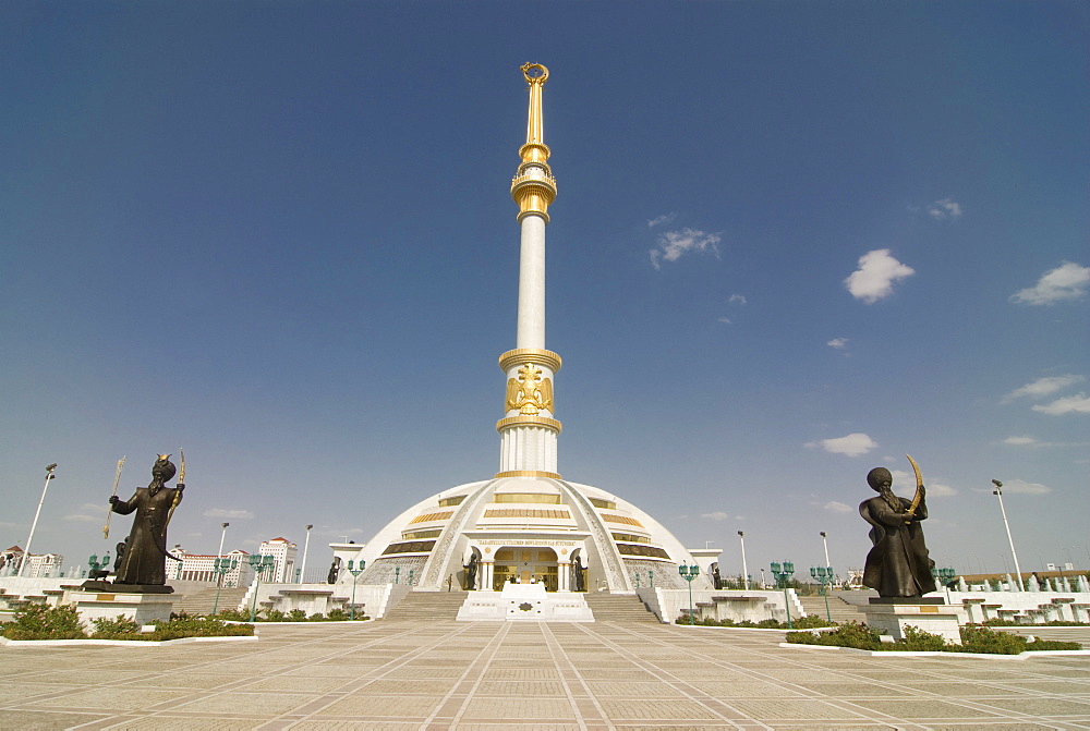 Monument to the Independence of Turkmenistan, Ashgabat, Turkmenistan, Central Asia