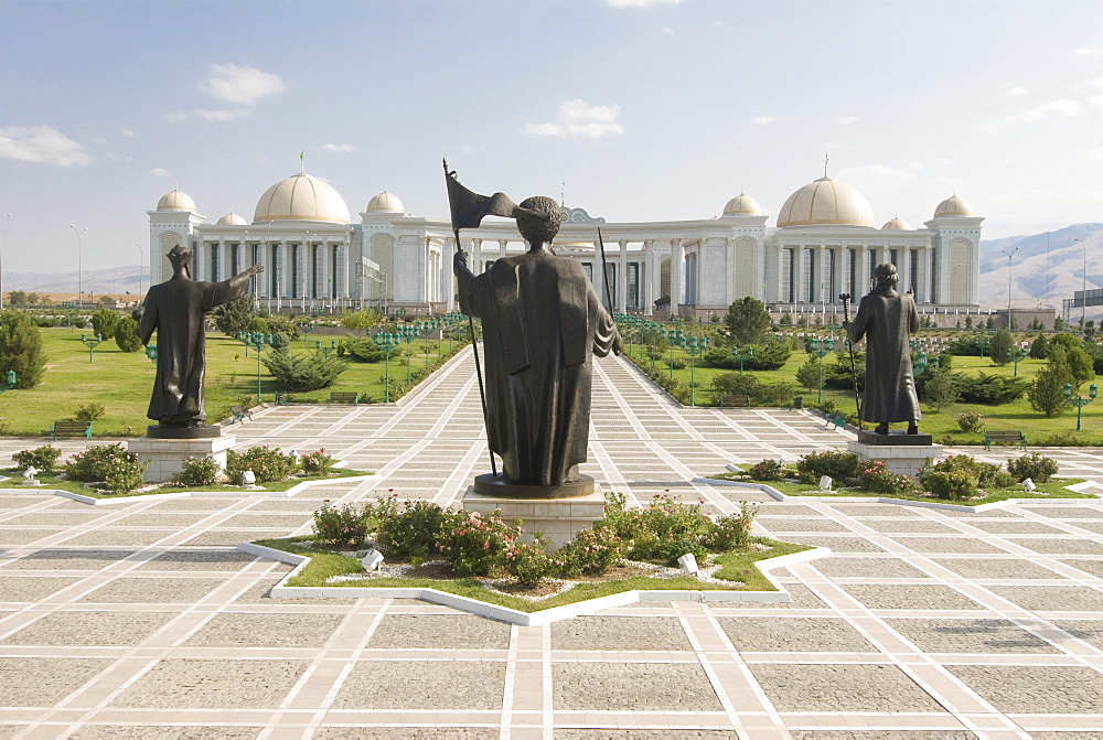 Monument to the Independence of Turkmenistan, Ashgabat, Turkmenistan, Central Asia