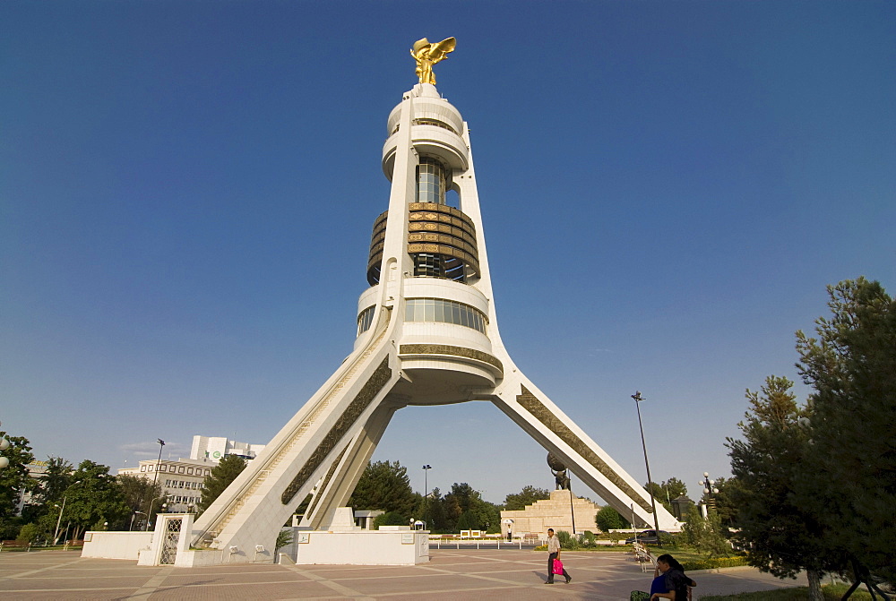 Neutrality Arch, Ashgabat, Turkmenistan, Central Asia