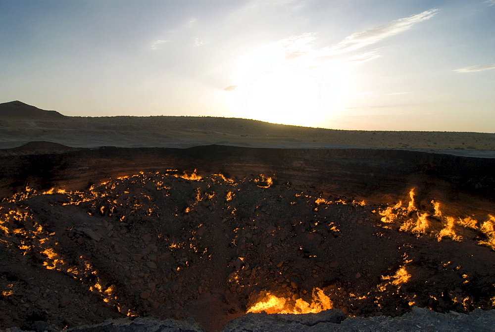 Darvaza Gas crater, Turkmenistan, Central Asia