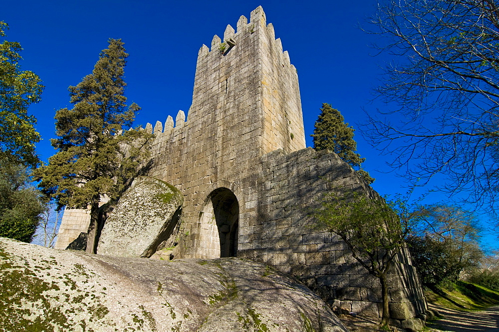 Castle of Guimaraes, Portugal, Europe