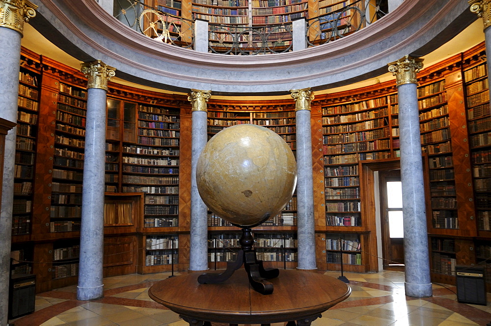 The library of Pannonhalma Archabbey, UNESCO World Heritage Site, Hungary, Europe