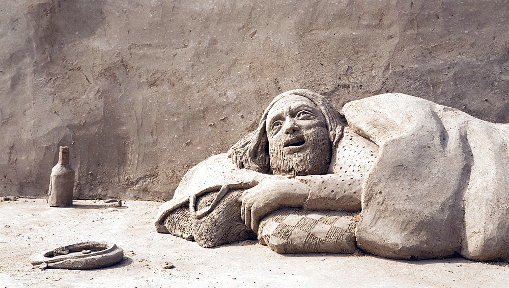 Sand sculpture at the Sand Sculpture Festival, Berlin, Germany, Europe