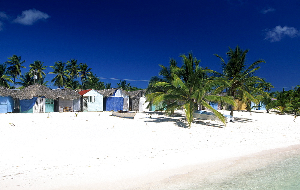 Manojuan fishing village on Saona island, Parque Nacional del Este national park, Dominican Republic