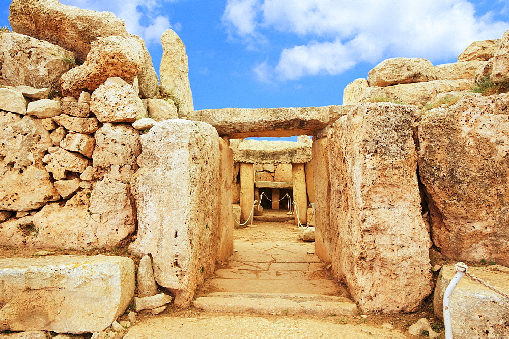 Megalithic temple on Malta, Europe