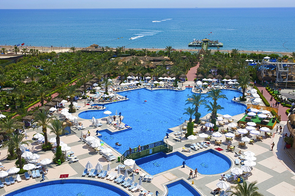 Delphin Palace Hotel beside the beach of Antalya, Turkish Riviera, Turkey