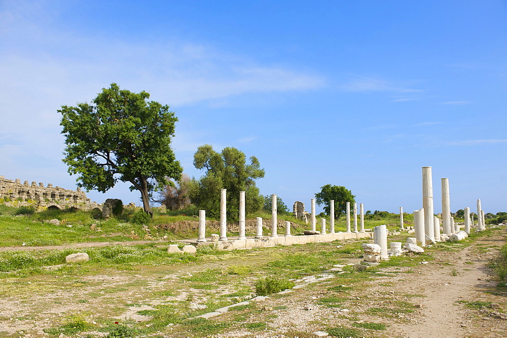 Ruins of Side, Turkish Riviera, Turkey, Western Asia