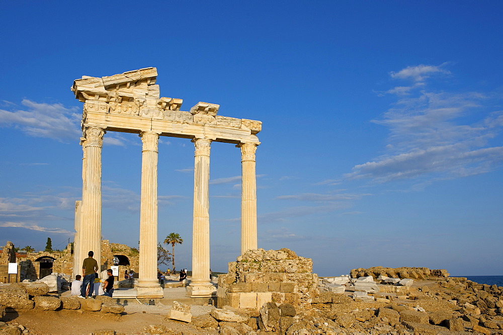 Apollo Temple in Side, Turkish Riviera, Turkey, Western Asia