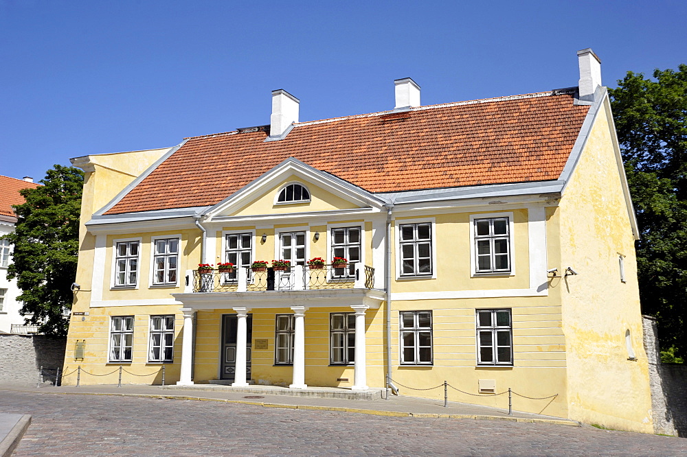 Historic town centre, Embassy of the Federal Republic of Germany, Tallinn, formerly Reval, Estonia, Baltic States, Northern Europe