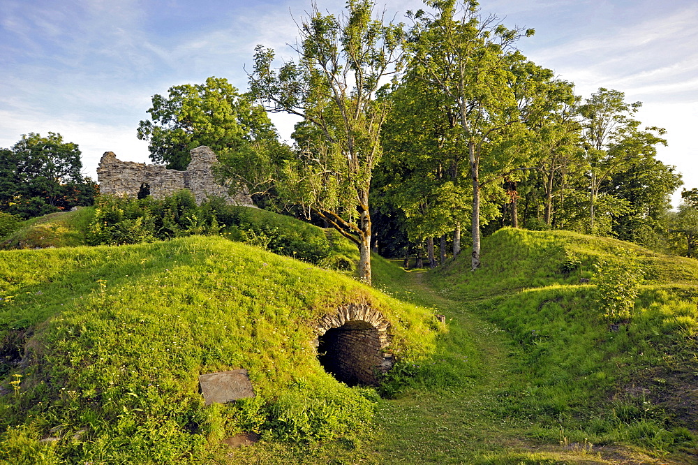 Ruins of the Castle of the Order of the Teutonic Knights, Lihula, Estonia, Baltic States, Northern Europe