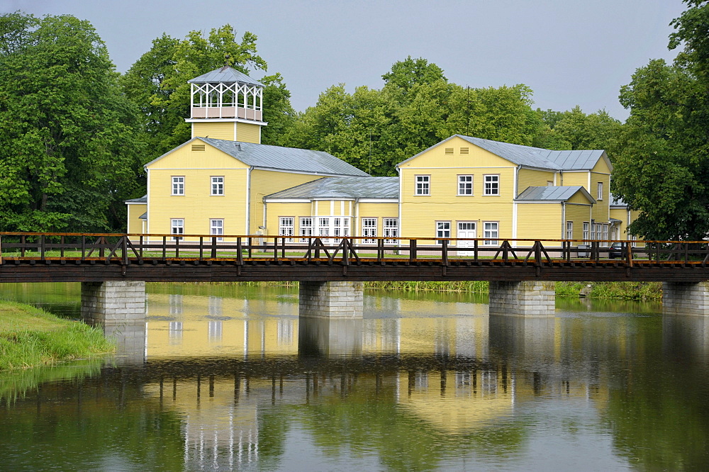 Spa hotel next to Bishop's Castle, Eagle Castle, Kuressaare, Saaremaa Island, Estonia, Baltic States, Northern Europe