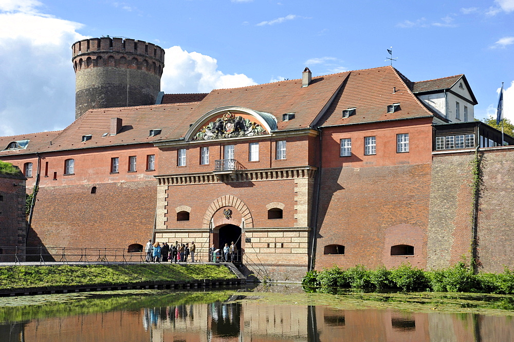 Commandant's House, with moats, Spandau Citadel fortress, Berlin, Germany, Europe