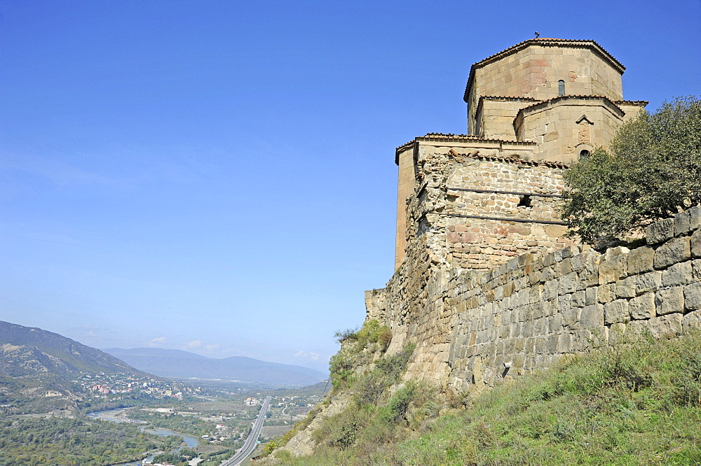 Jvari Church, Mtskheta, Aragvi Valley, Kartli, Georgia, Middle East