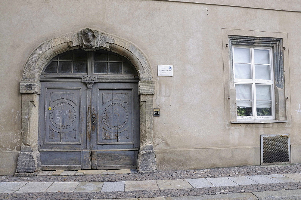 Home of the first Superintendent and friend of Luther, Gabriel, Torgau, Landkreis Nordsachsen county, Saxony, Germany, Europe