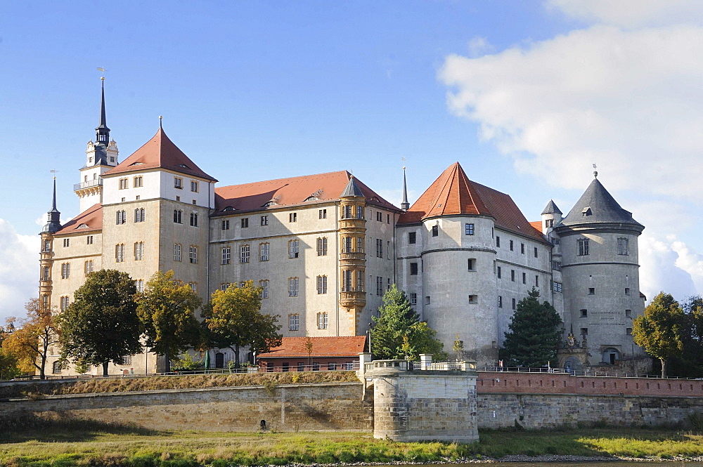 Schloss Hartenfels castle, Torgau, Landkreis Nordsachsen county, Saxony, Germany, Europe