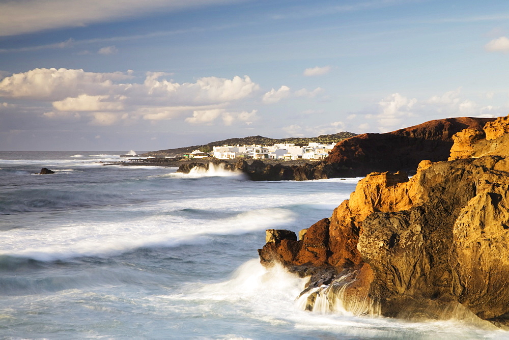 El Golfo on the west coast, Lanzarote, Canary Islands, Spain, Europe