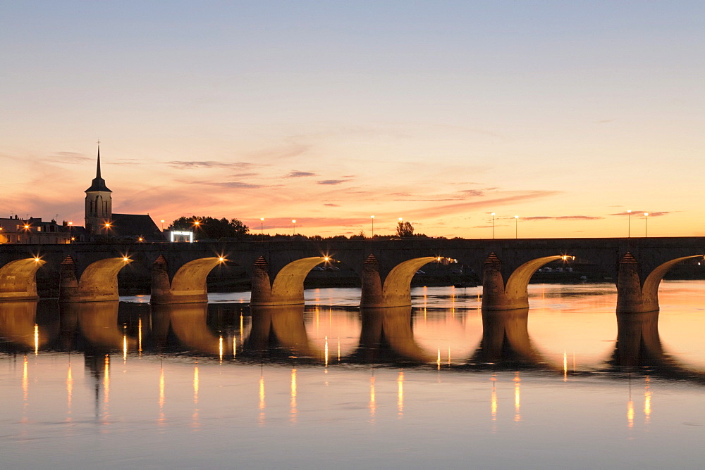 Cessart Pont, Saumur, Department Maine-et-Loire, Region Pays de la Loire, France, Europe