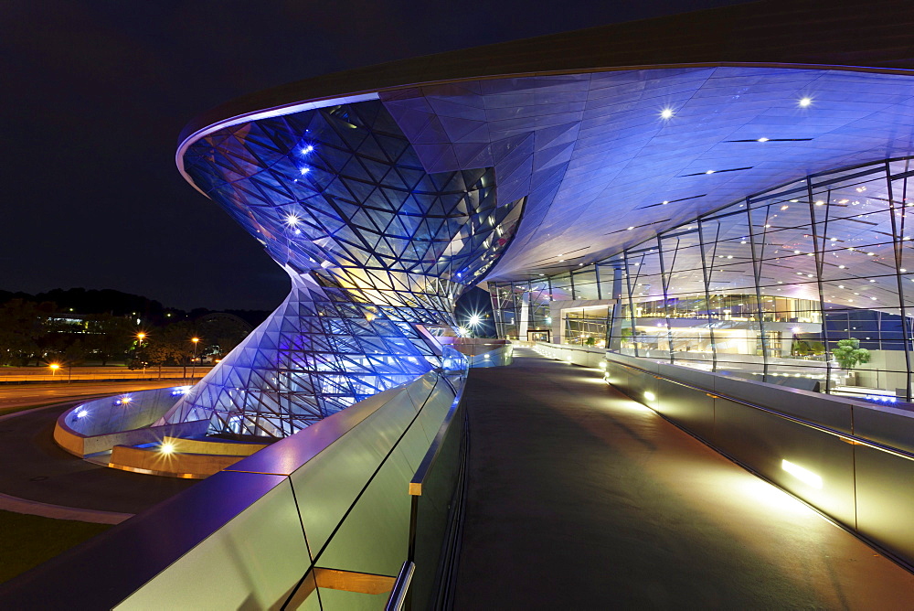 BMW Welt on Mittleren Ring, the central ring road near the Olympic Centre, Munich, Upper Bavaria, Bavaria, Germany, Europe