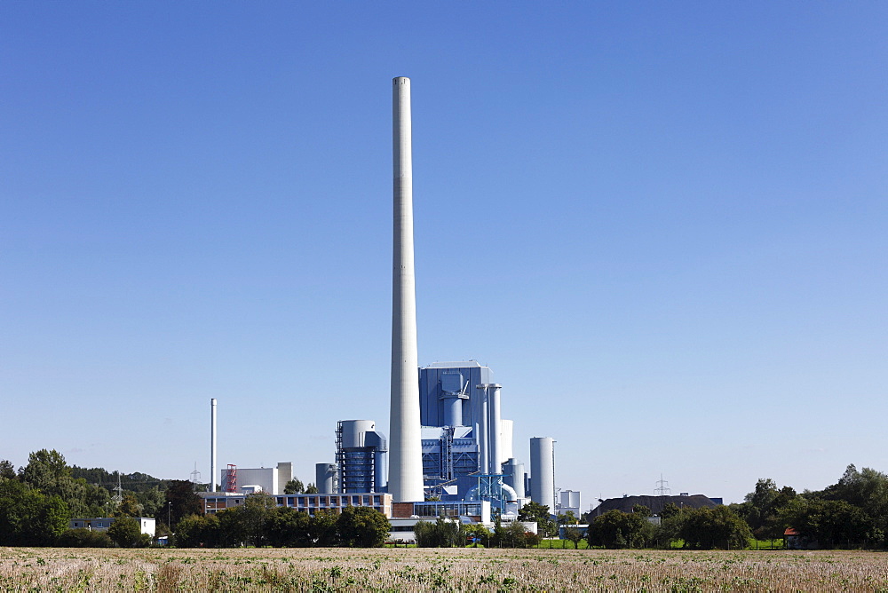 Coal-fired power plant, Zolling, Upper Bavaria, Bavaria, Germany, Europe