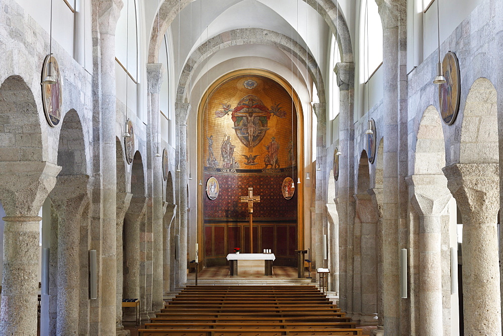 Parish church of St. Nikolaus, Nicholas, Bad Reichenhall, Berchtesgadener Land district, Upper Bavaria, Germany, Europe