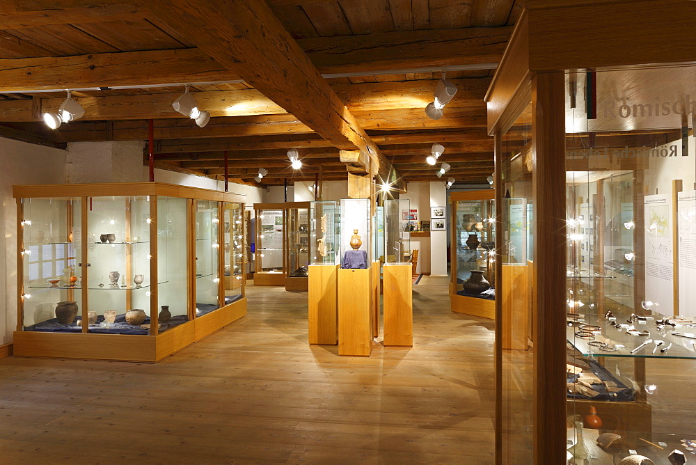 Roman museum in Mautern on the Danube river, Wachau valley, Mostviertel region, Lower Austria, Austria, Europe