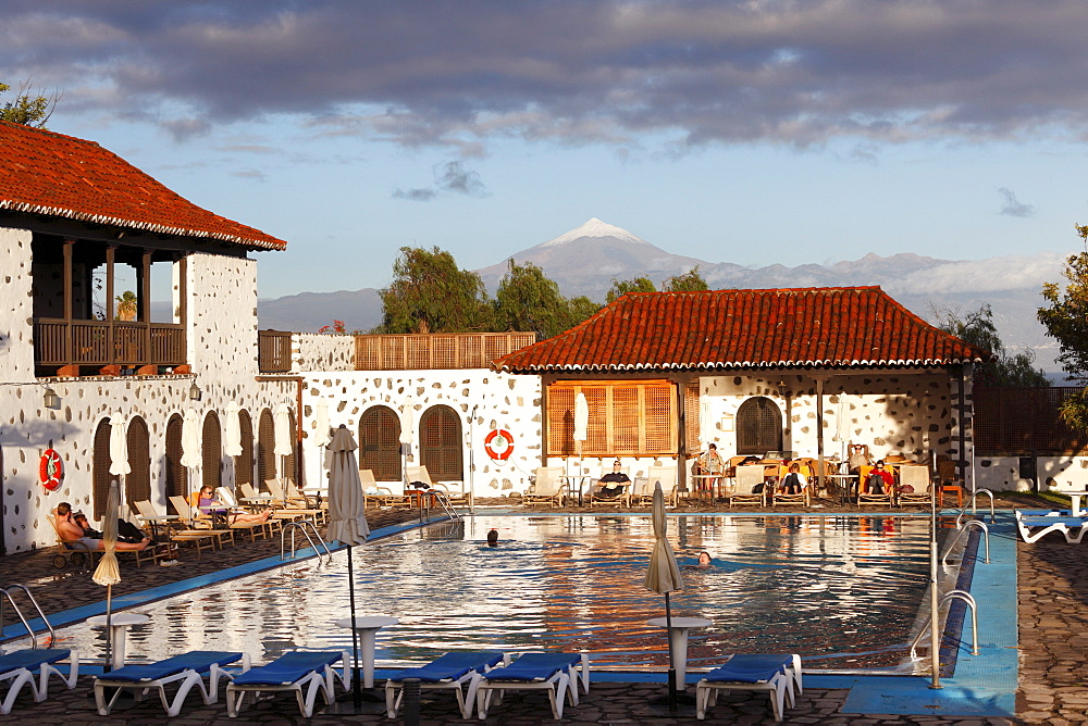 Swimming pool, Hotel Parador de Turismo Conde de La Gomera, San Sebatian de La Gomera, Canary Islands, Spain, Europe