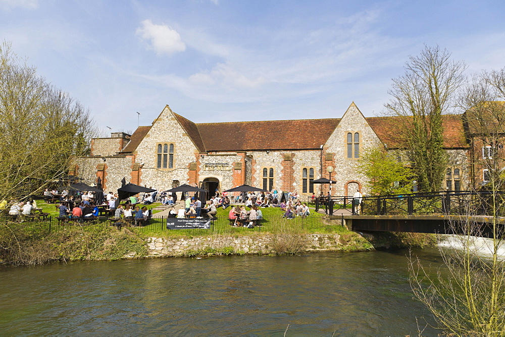 The Mill Pub, The Maltings, Salisbury, Wiltshire, England, United Kingdom, Europe