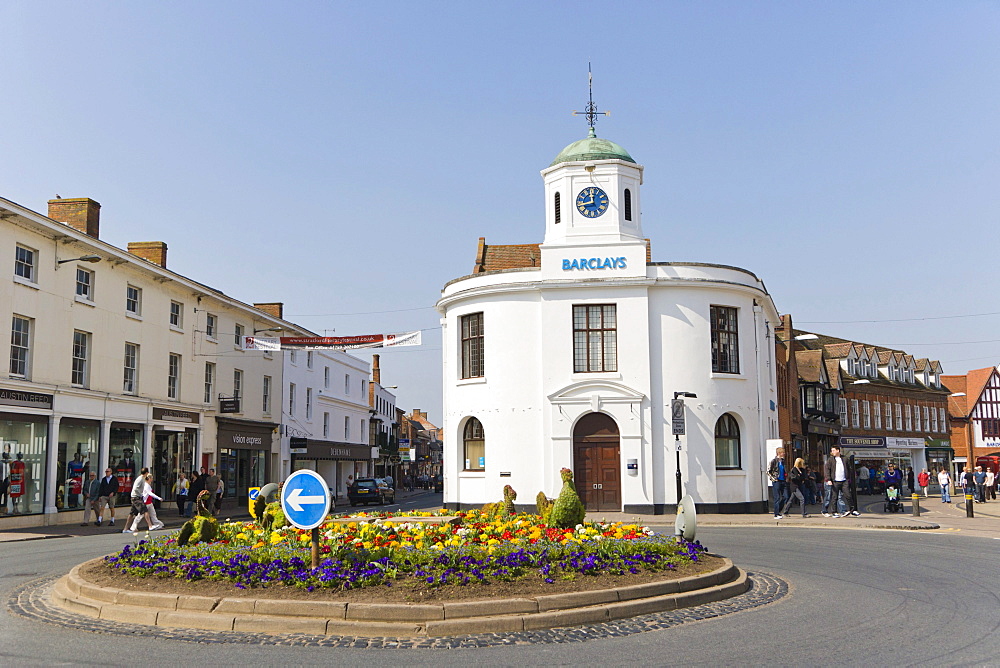 Barclays Bank building, Market Cross, Bridge Street, Stratford-upon-Avon, Warwickshire, England, United Kingdom, Europe