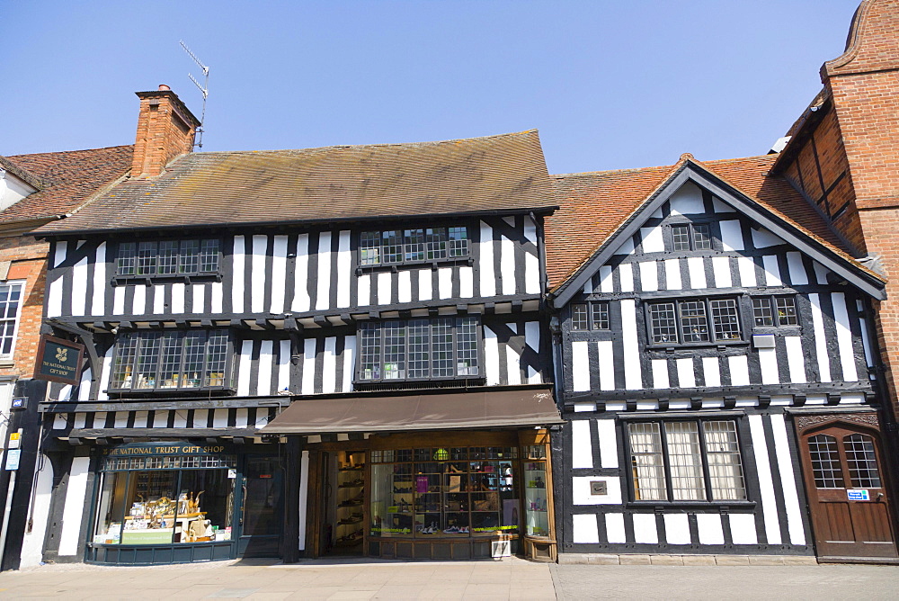 National Trust building on Wood Street, Stratford-upon-Avon, Warwickshire, England, United Kingdom, Europe