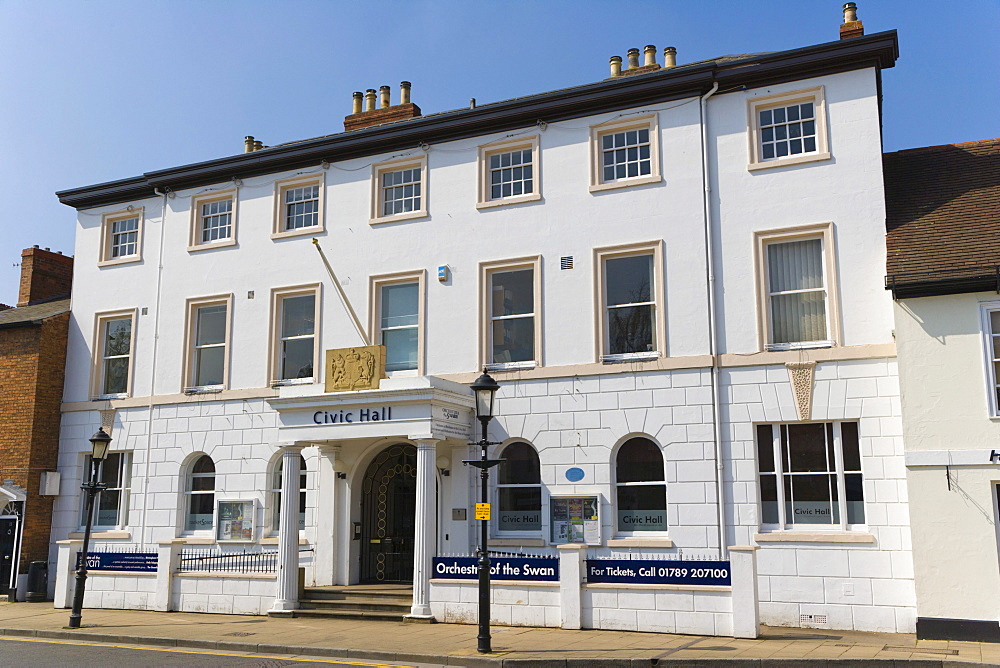 The Civic Hall, Rother Street, Stratford-upon-Avon, Warwickshire, England, United Kingdom, Europe