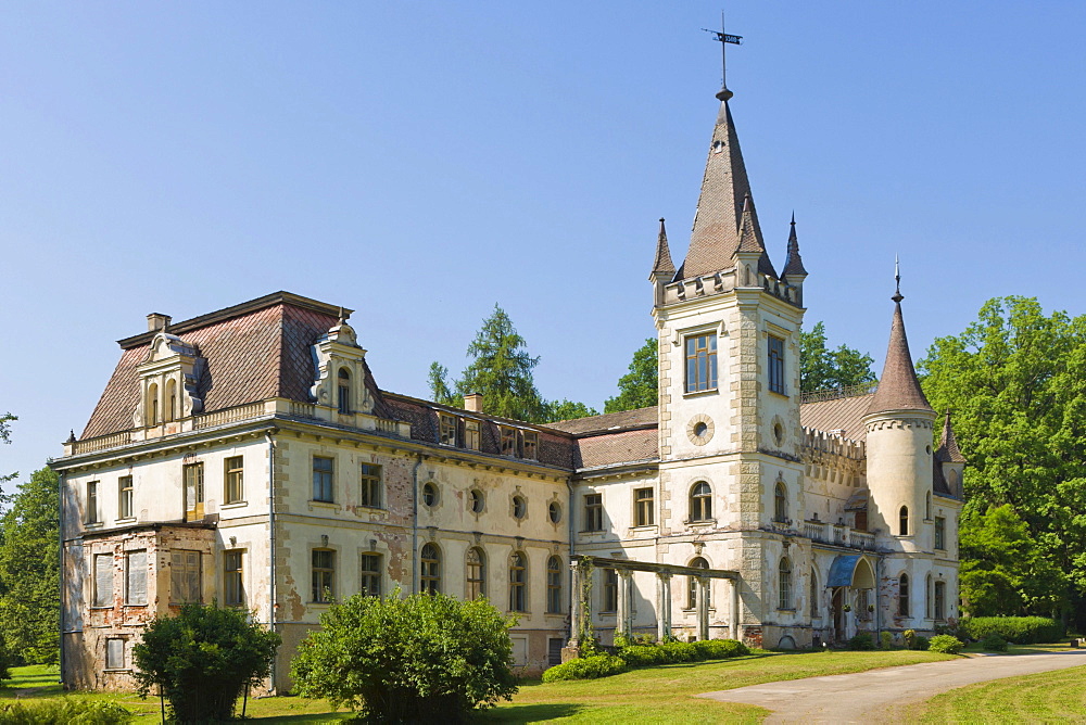 Stamerienas Pils, Stameriena Castle, Stomersee manor, Stamerienas muiza, Stameriena estate, Vecstameriena, Gulbene Municipality, Vidzeme, Latvia, Northern Europe