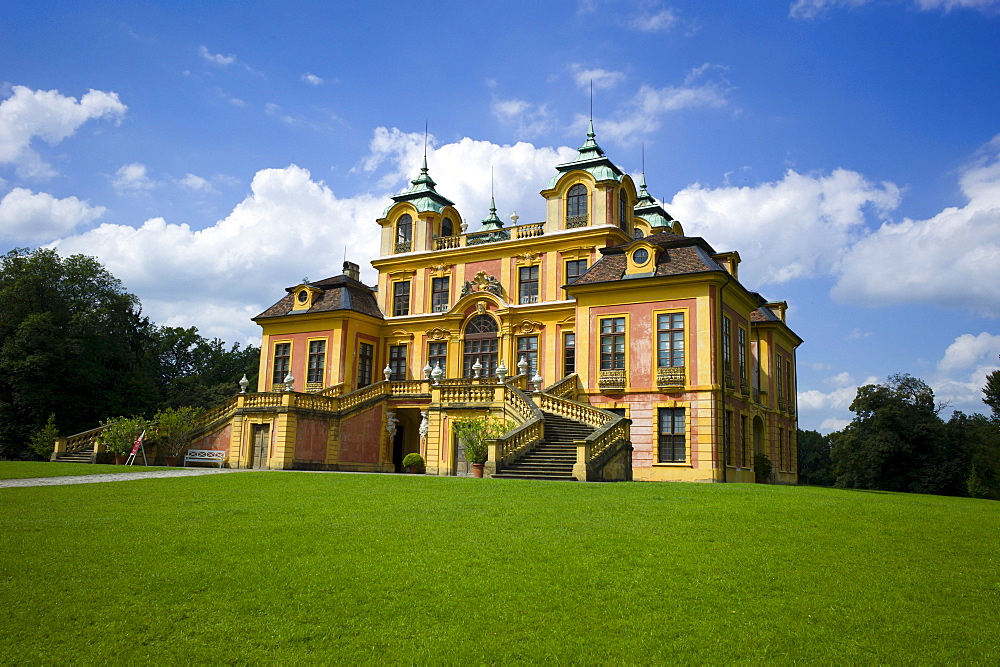 Schloss Favorite, Baroque pleasure palace and hunting lodge, Favorite Park, Ludwigsburg, Baden-Wuerttemberg, Germany, Europe