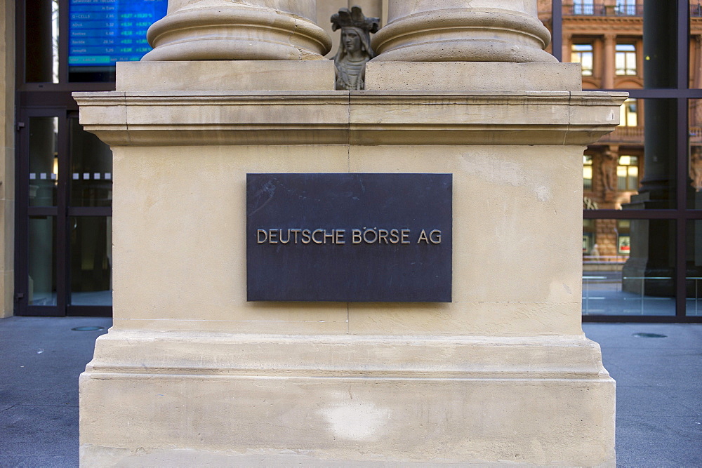 Frankfurt Stock Exchange, Deutsche Boerse Stock Exchange AG, Frankfurt, Hessen, Germany, Europe