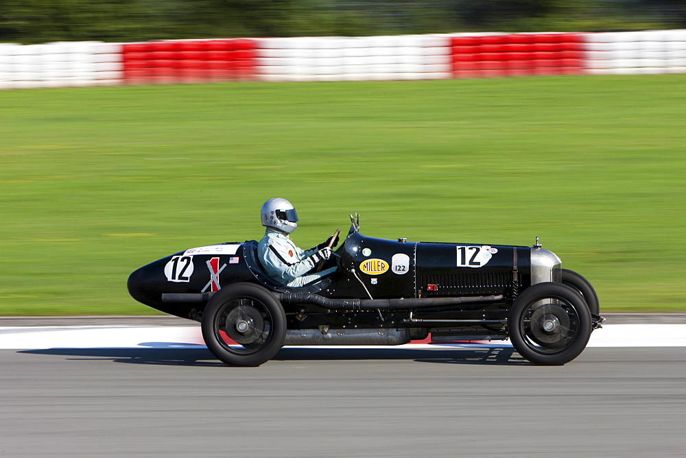 Race of pre-war racing cars at the Oldtimer Grand Prix 2010 on the Nurburgring race track, Rhineland-Palatinate, Germany, Europe