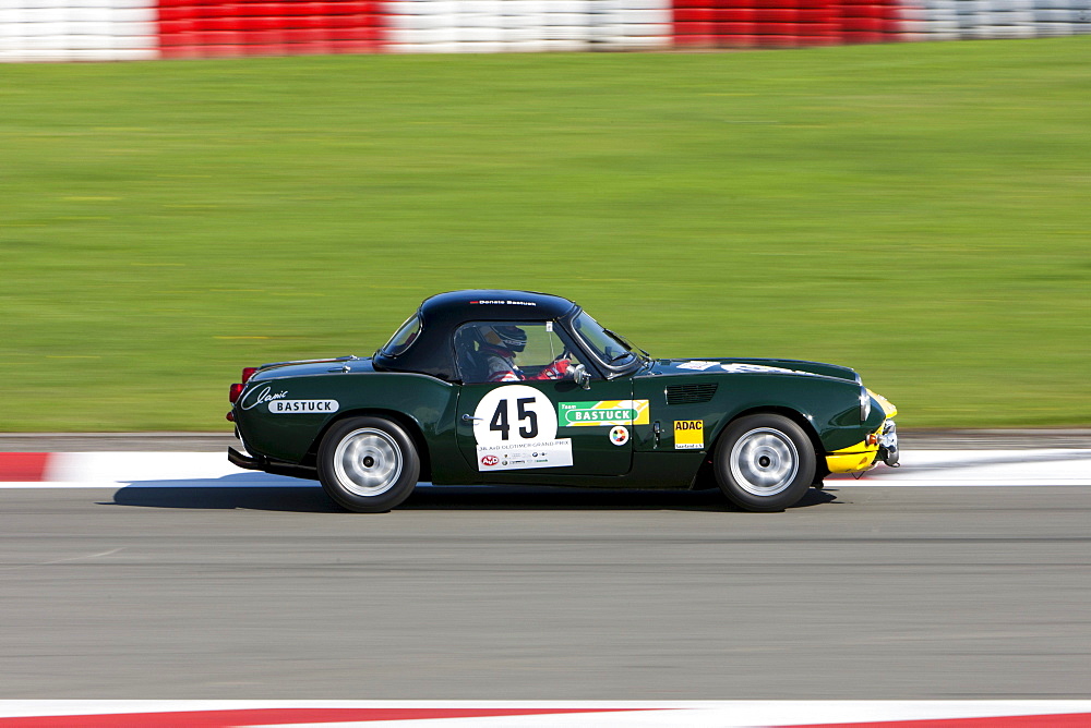 Race of post-war racing cars, MG, at the Oldtimer Grand Prix 2010 on the Nurburgring race track, Rhineland-Palatinate, Germany, Europe