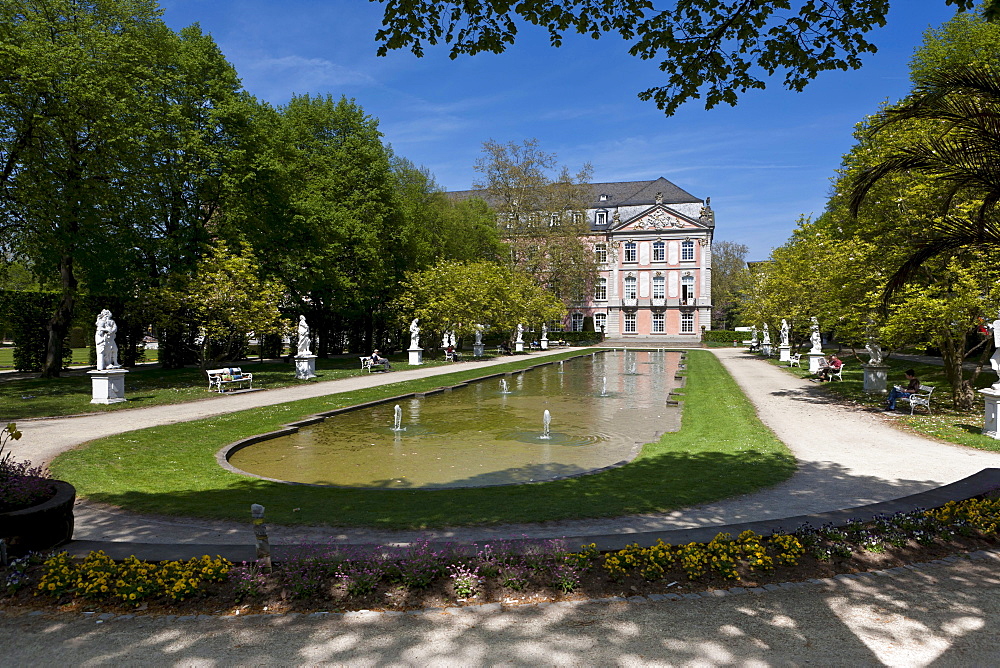 Kurfuerstliches Palais electoral palace, Renaissance and Rococo building, 17th century, residence of the Electors of Trier until 1794, Trier, Rhineland-Palatinate, Germany, Europe