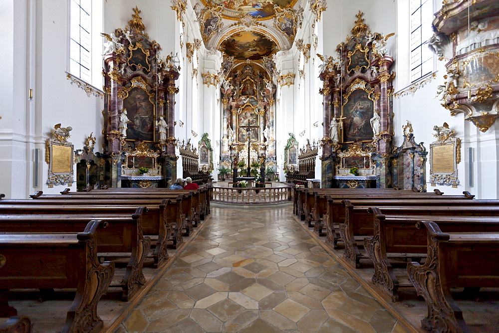 Roggenburg Abbey, Premonstratensian canonry in Roggenburg, training centre, Neu-Ulm district, Bavaria, Germany, Europe