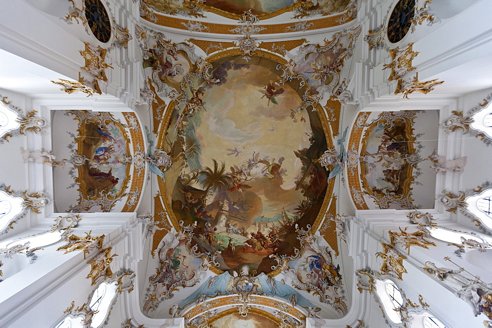 Roggenburg Abbey, Premonstratensian canonry in Roggenburg, training centre, Neu-Ulm district, Bavaria, Germany, Europe