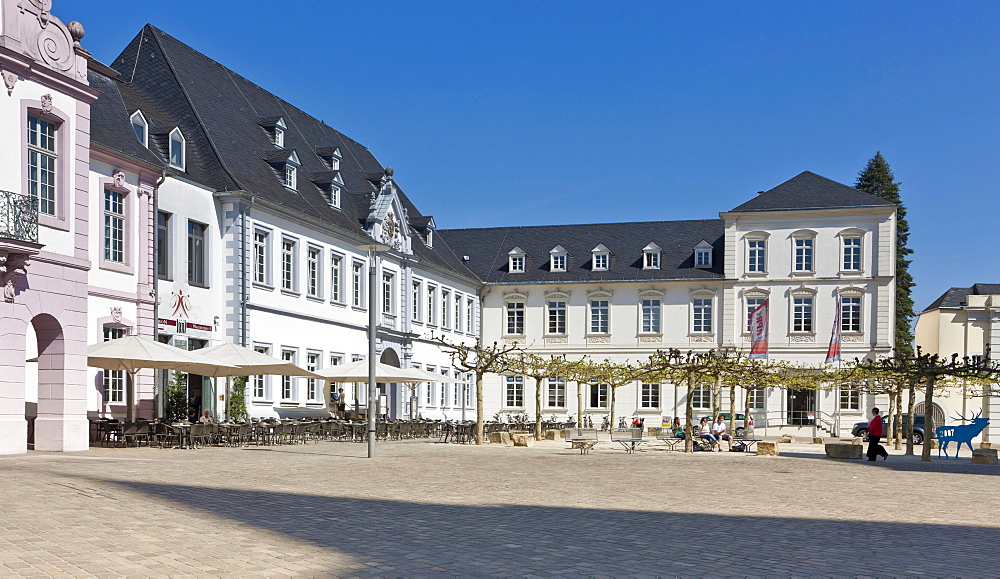 Historic Walderdorff Palace on Domfreihof square, Trier, Rhineland-Palatinate, Germany, Europe