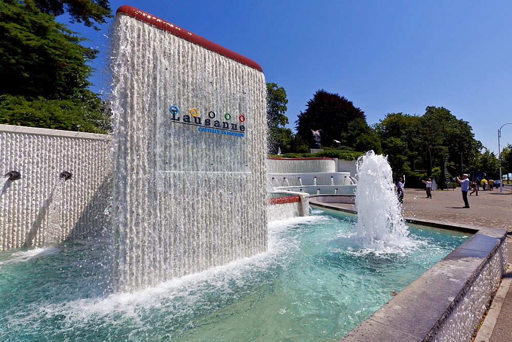 The Olympic Museum, opened in 1993 on the initiative of Juan Antonio Samaranch, Lausanne, Canton of Vaud, Lake Geneva, Switzerland, Europe