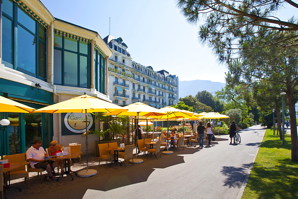 Eden Palace Hotel, Montreux, Canton Vaud, Lake Geneva, Switzerland, Europe