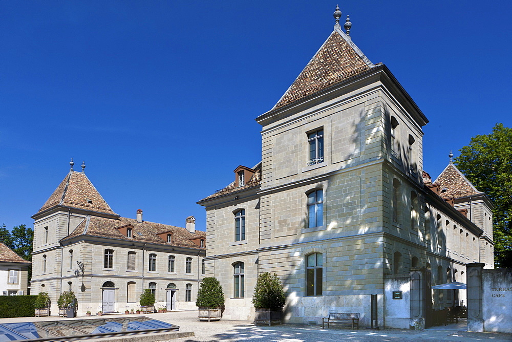 Castle of Prangins, Baroque castle, Prangins, canton of Vaud, Switzerland, Europe