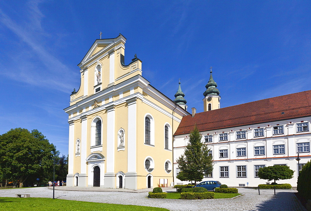 Rot an der Rot Abbey, monastery and Church of St. Verena, Rot an der Rot, Biberach district, Baden-Wuerttemberg, Germany, Europe