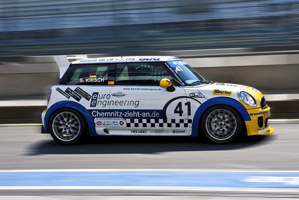 Race of the Mini Coopers, Mini Challenge at the Oldtimer Grand Prix 2010, a classic car race, Nuerburgring race track, Rhineland-Palatinate, Germany, Europe