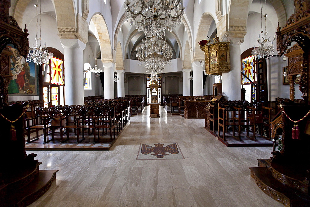 Monastery church Timiou Stavro, Omodos, Troodos Mountains, Central Cyprus