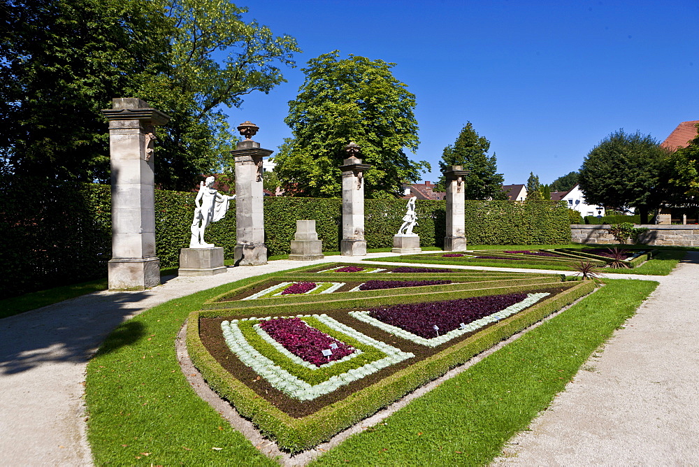 Schloss Fantaisie palace gardens, Bayreuth, Upper Franconia, Bavaria, Germany, Europe