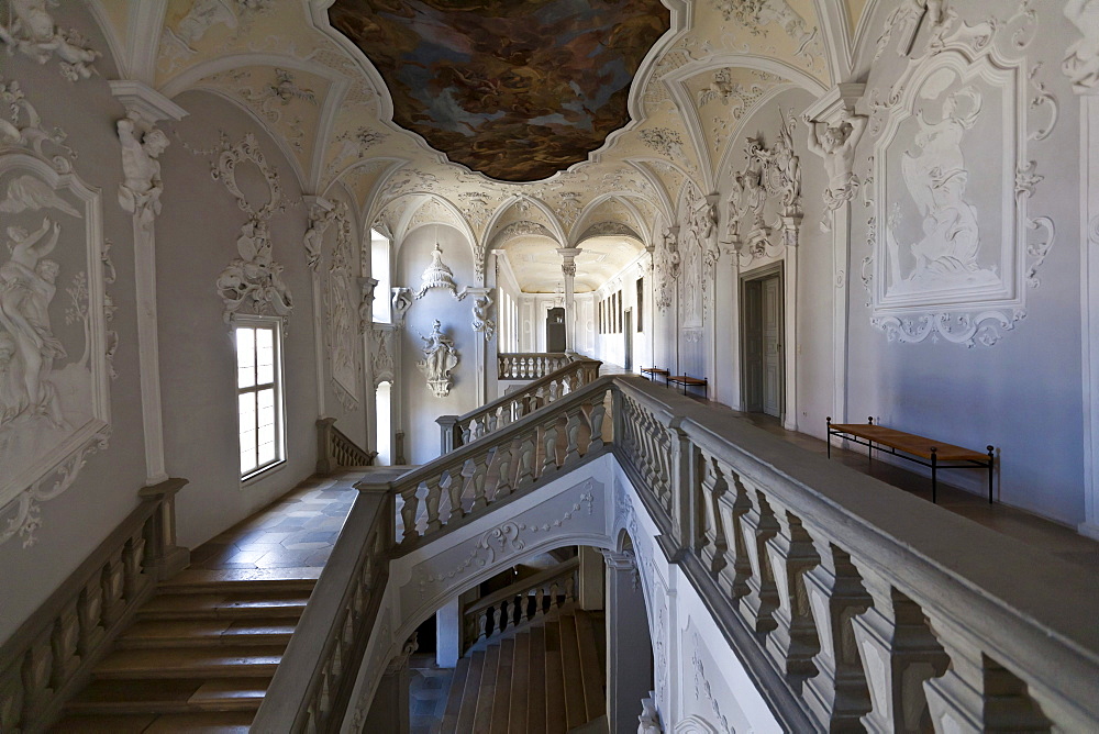 Residenz Ellingen residence, Weissenburg-Gunzenhausen district, Middle Franconia, Franconia, Bavaria, Germany, Europe