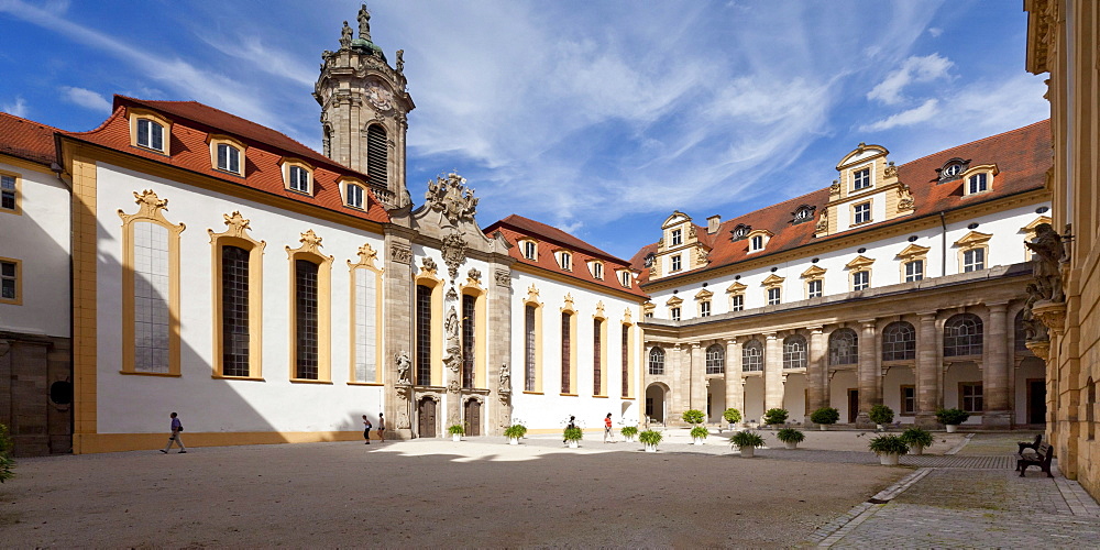 Residenz Ellingen residence, Weissenburg-Gunzenhausen district, Middle Franconia, Franconia, Bavaria, Germany, Europe