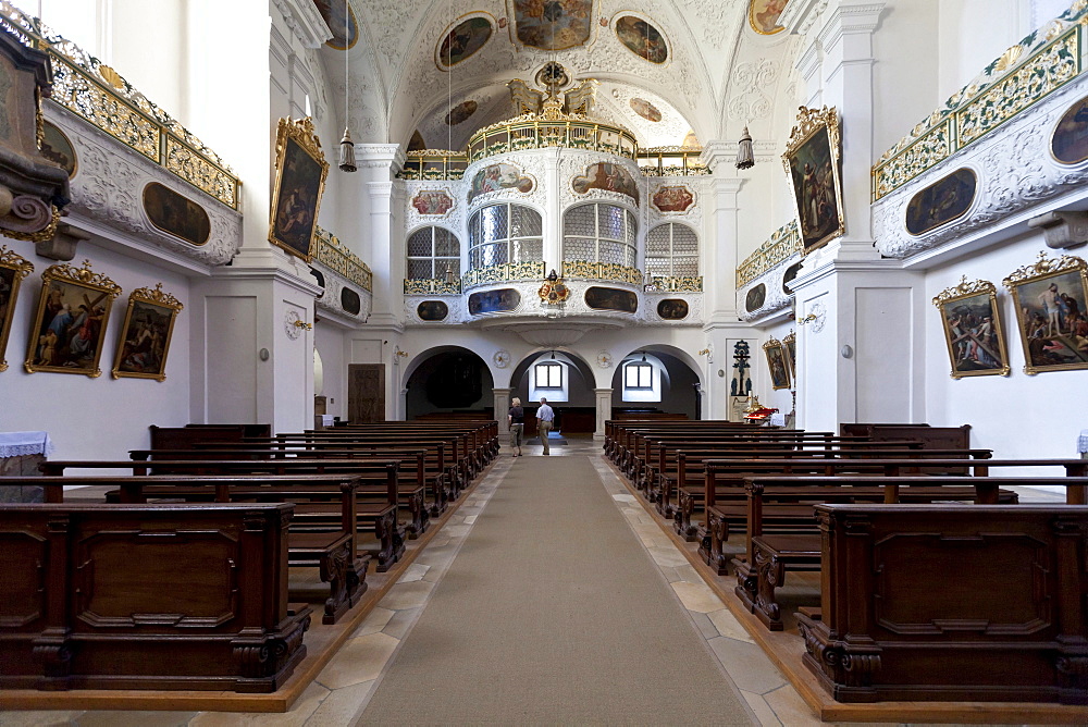 St. Walburg monastery, Benedictine abbey of Eichstaett, Diocese of Eichstaett, Eichstaett, Altmuehltal valley, Upper Bavaria, Bavaria, Germany, Europe