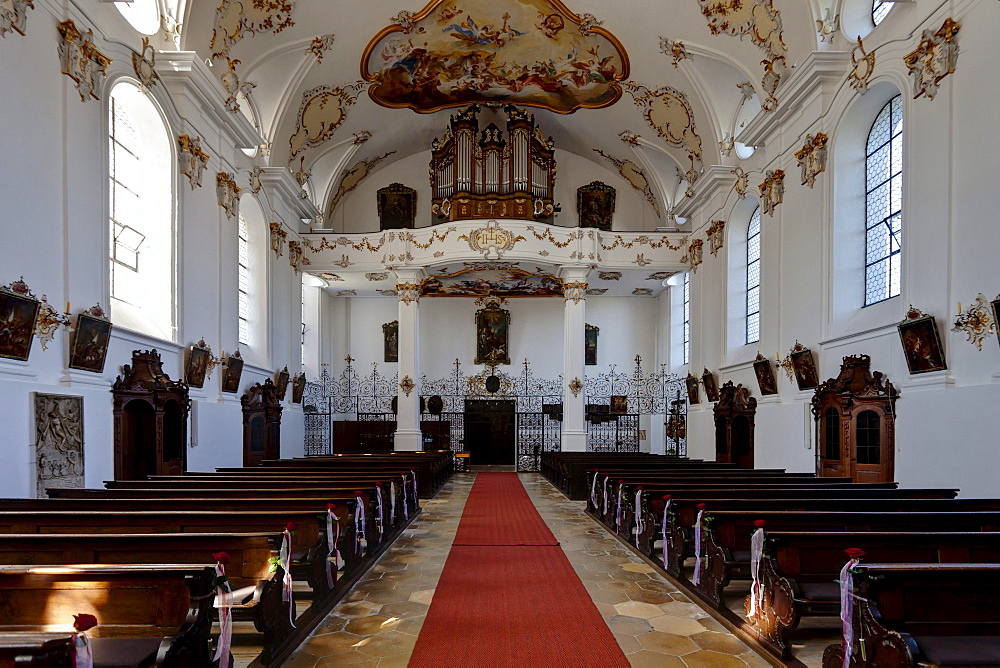 The Kloster Bergen monastery, a former Benedictine monastery, Bergen, Neuburg an der Donau, Diocese of Eichstaett, Bavaria, Germany, Europe